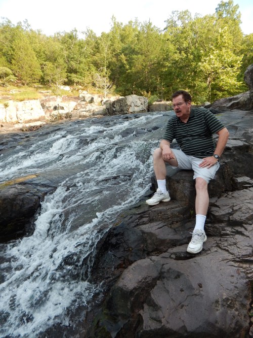 Don Corrigan at Rocky Falls. Photo by Emery Styron