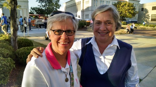 Sister Renita Brummer (left) and Sister Norma Pimentel. All photos provided by Sister Renita Brummer.