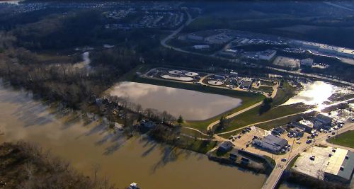 Fenton sewer plant, December 2015. Photos provided by Sean Hadley, Metropolitan St. Louis Sewer District.